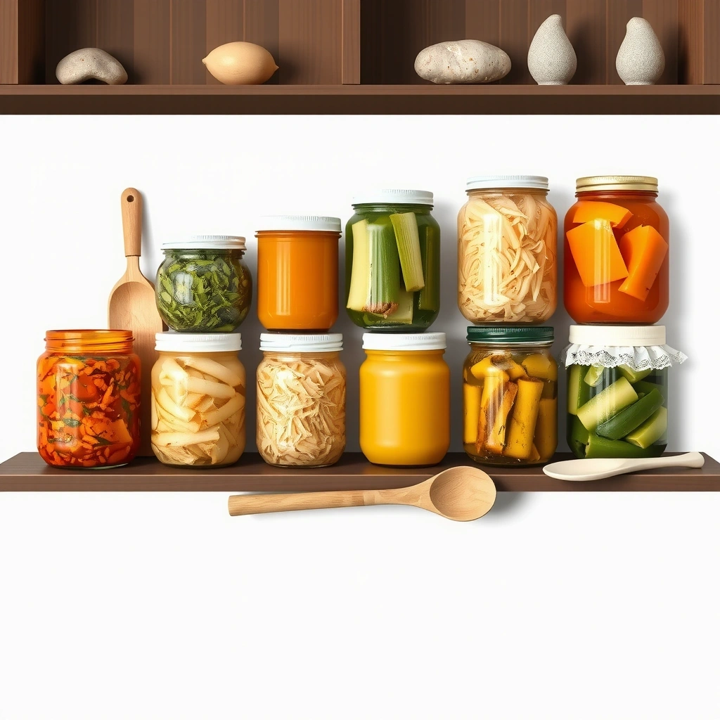Homemade fermented foods and preservation techniques