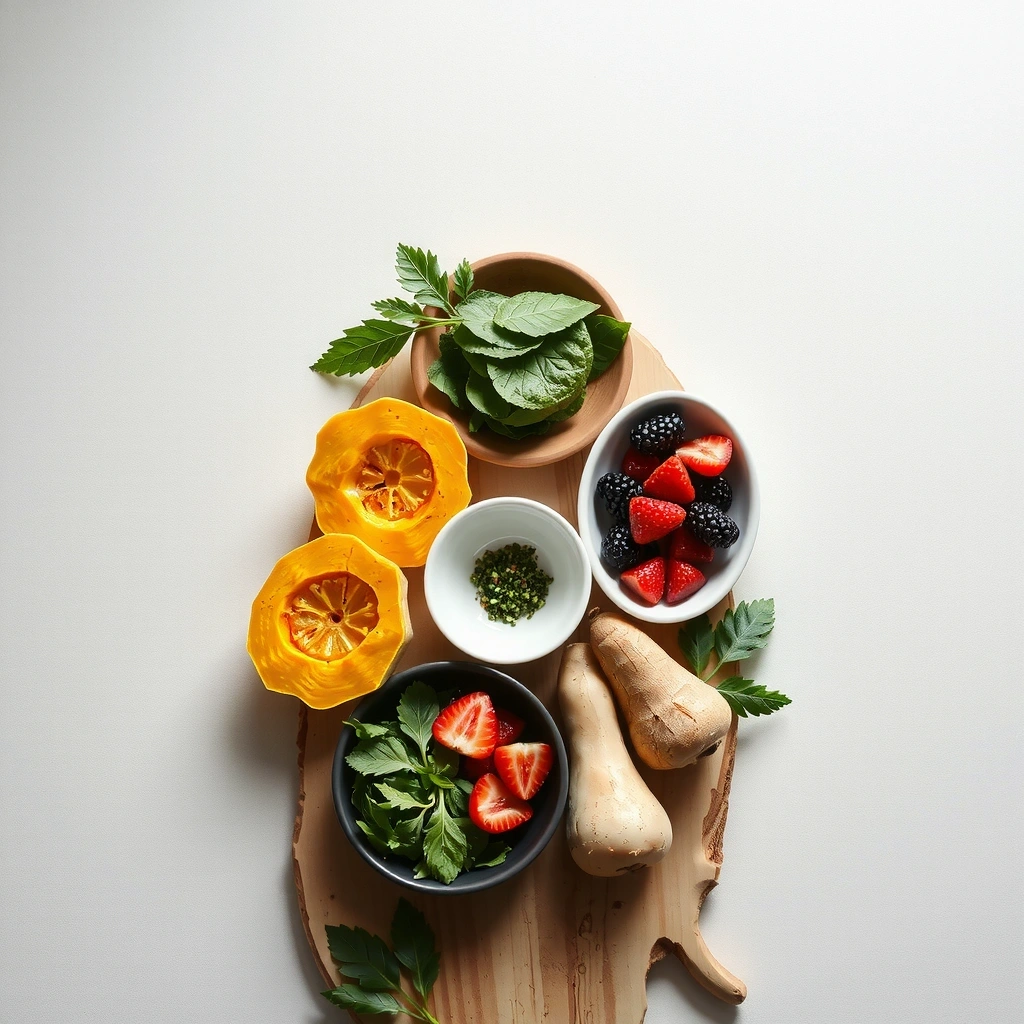 Seasonal local produce dishes highlighting regional ingredients